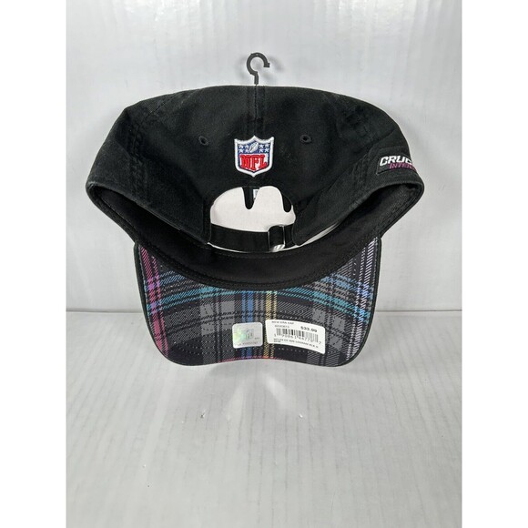 Los Angeles Rams New Era 9TWENTY Crucial Catch 2024 Hat Cap Black Plaid NEW - Picture 4 of 4